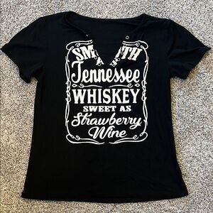 Black Graphic Women's Top